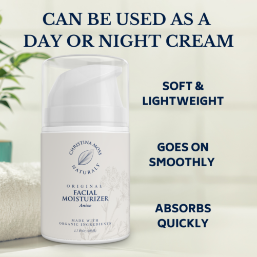 Lightweight, soft cream that absorbs easily