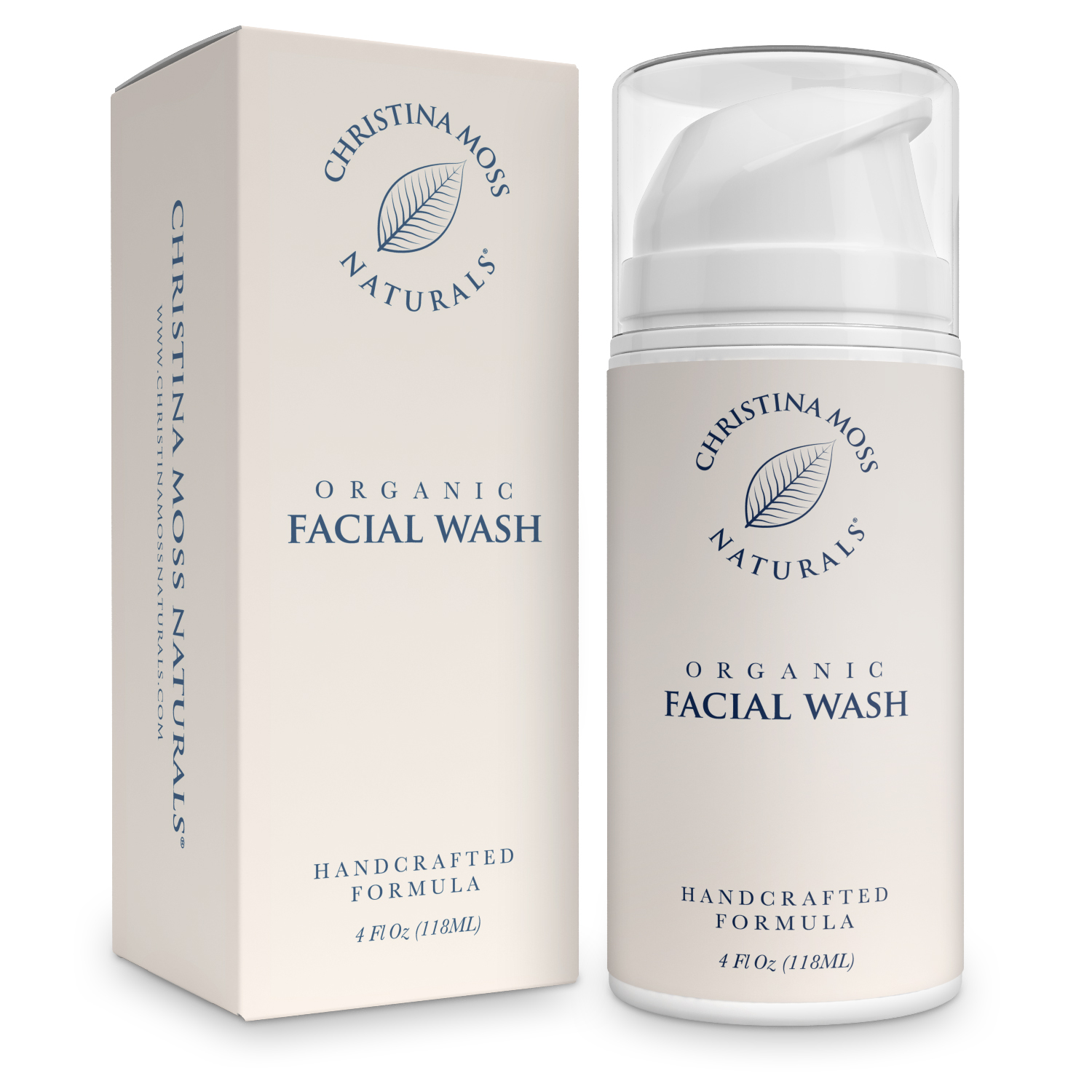 Organic Facial Wash - Christina Moss Naturals