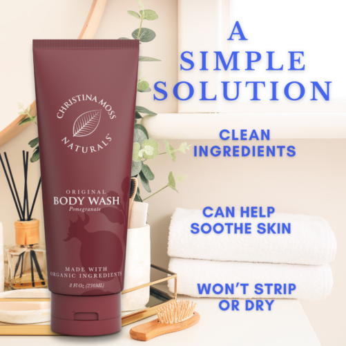 A simple body cleanser that can soothe skin