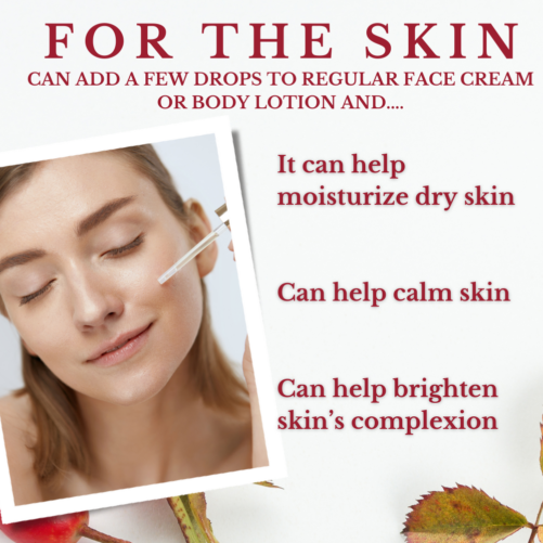 Can help moisturize dry skin